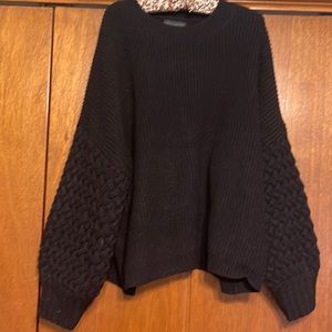 Sanctuary 3x black sweater